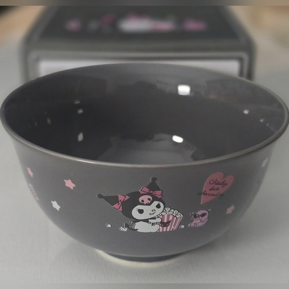 Sanrio Licensed Kuromi Ceramic Bowl